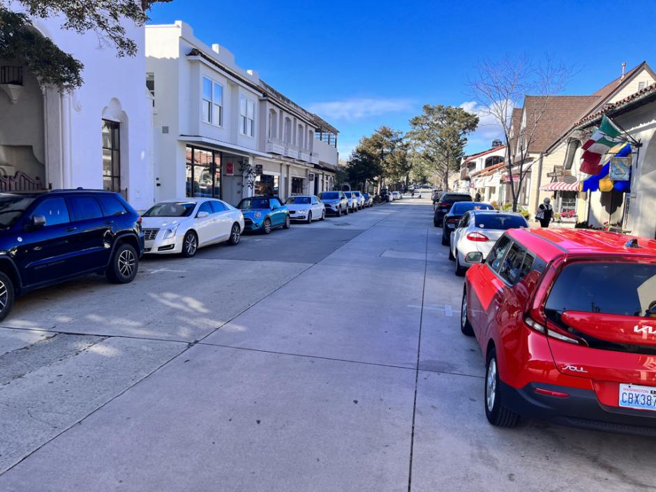 cars parked on Dolores
