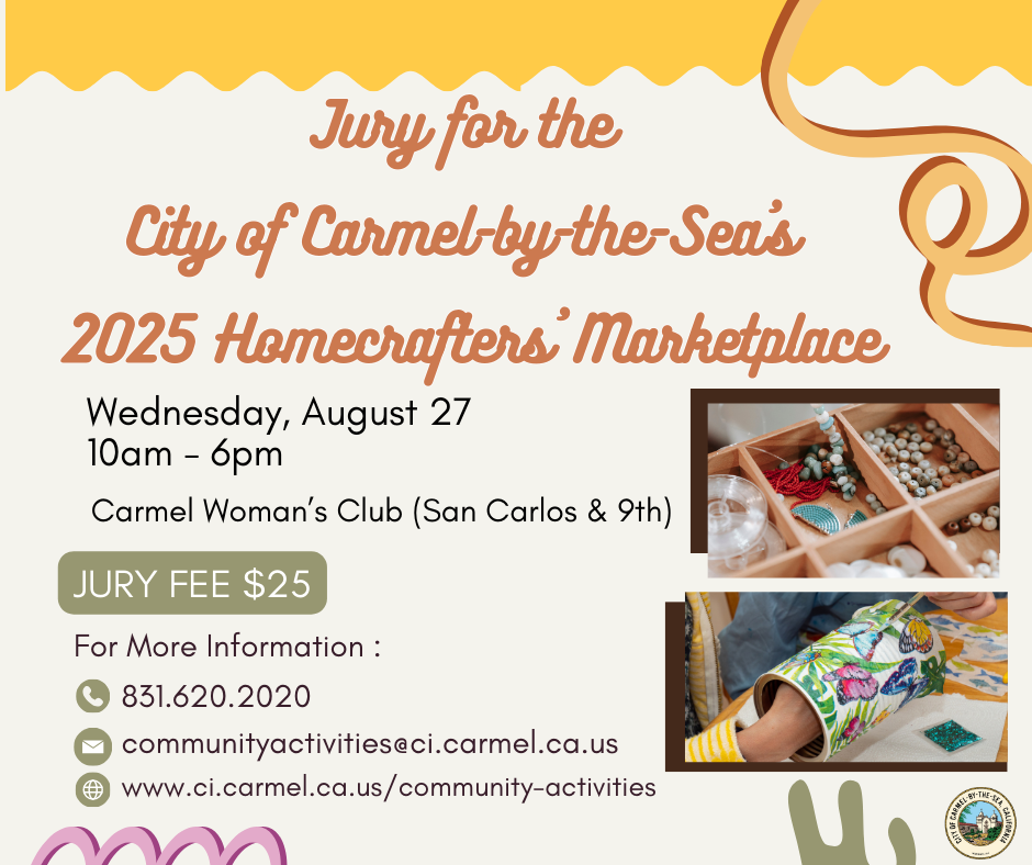 2025 Homecrafters' Marketplace Jury flyer