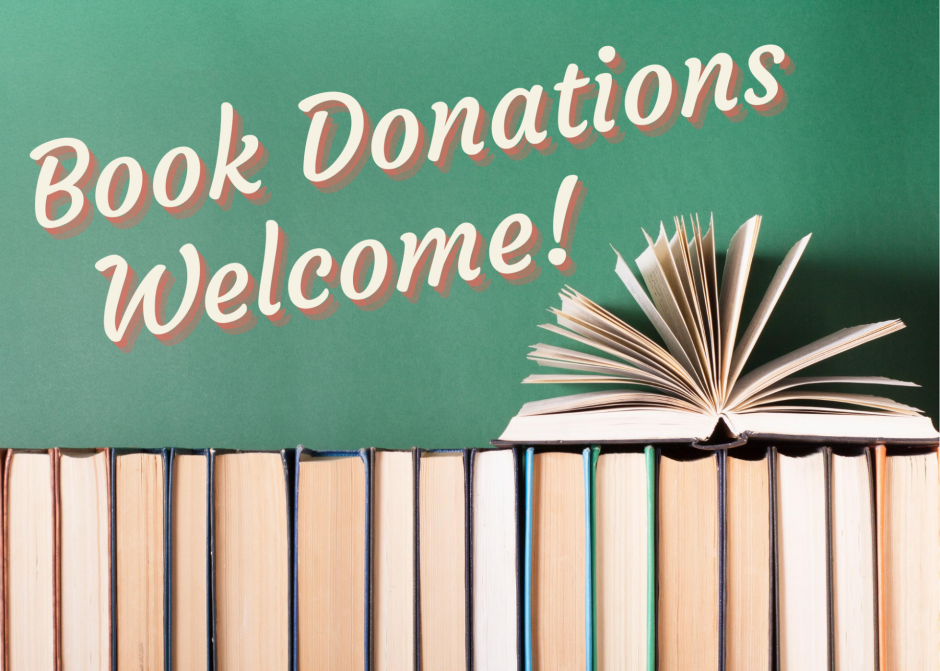 Book Donations Welcome!