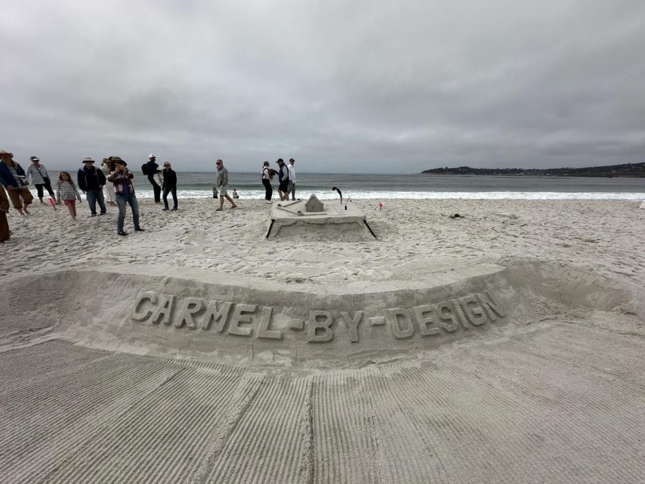 Carmel By The Sea sandcastle