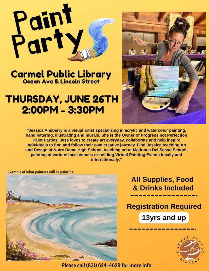 Paint & Sip with Local Artist Jessica Ansberry