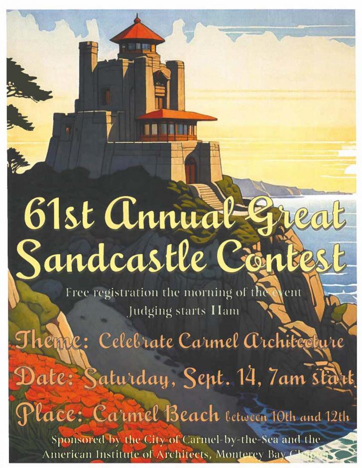 61st Sandcastle poster