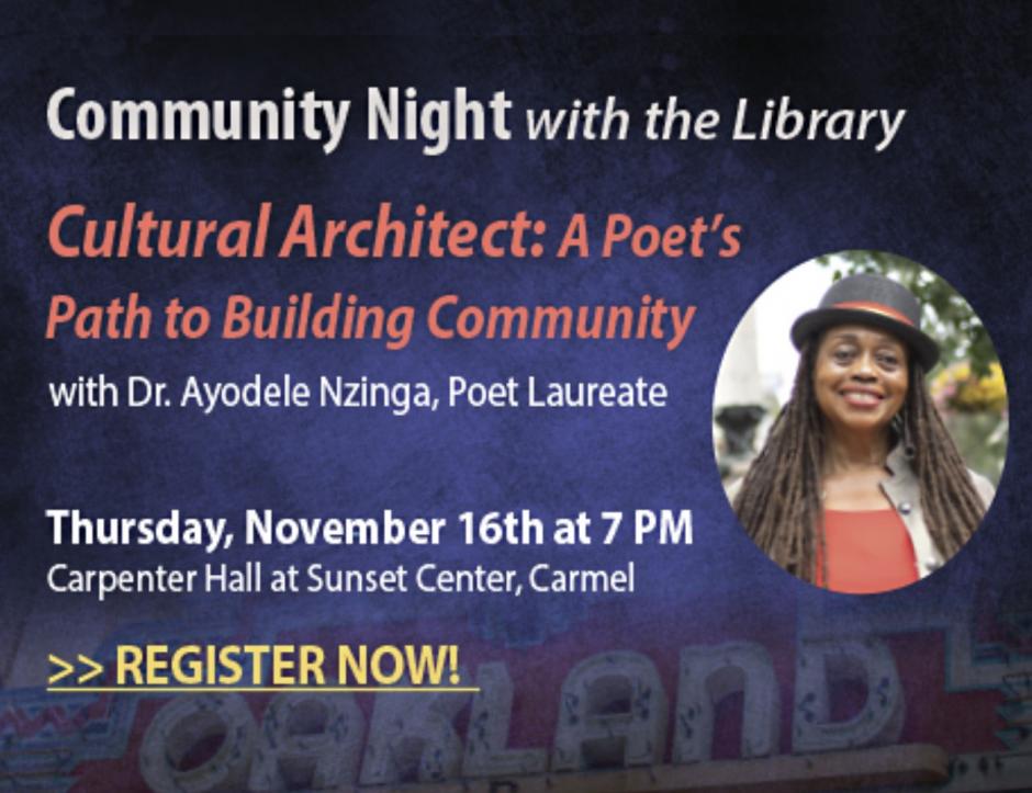 Register for Cultural Architect: A Poet's Path to Building Community