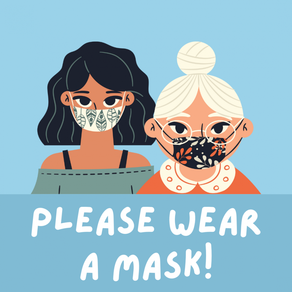 Please wear a mask!