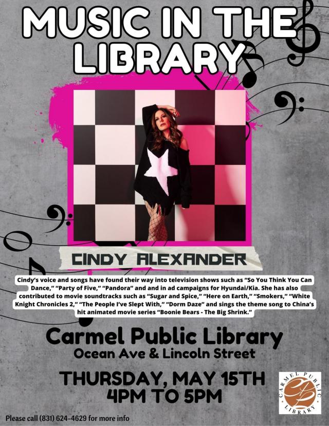 Music in the Library – Cindy Alexander