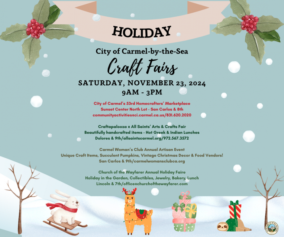 2024 Holiday craft fair flyer